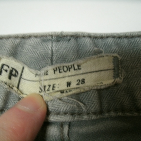 Free People Jeans Skinny Gray High Waist Rise Size 28 - Picture 3 of 12